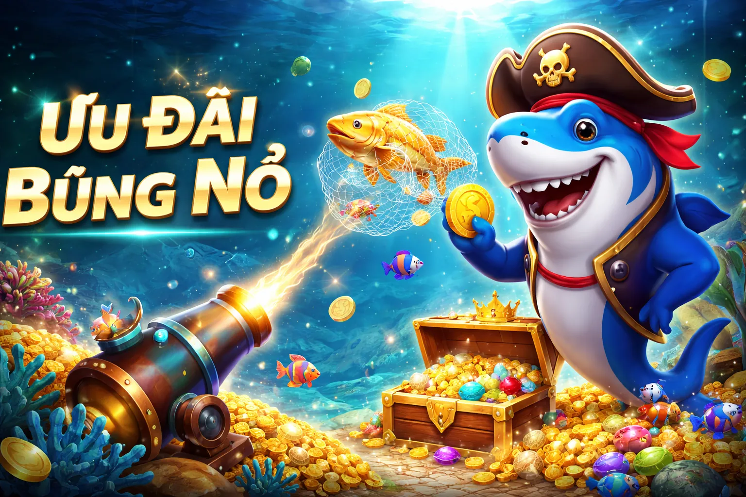 Trò chơi bắn cá sôi động tại gacam67 info